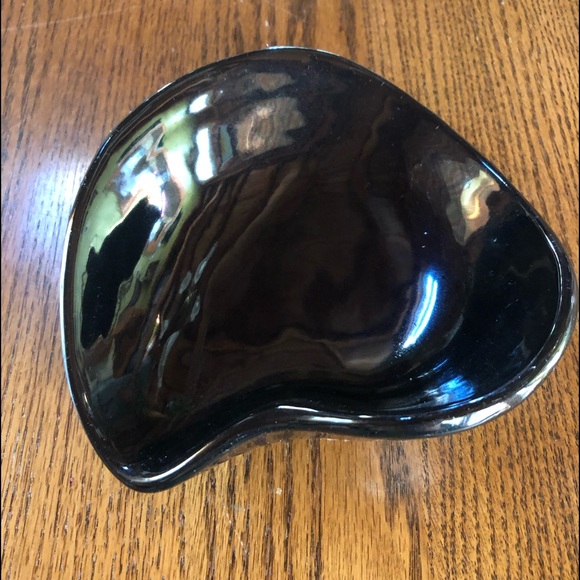 Other - 🎉HP🛍 Vintage Mid Century Modern black dish